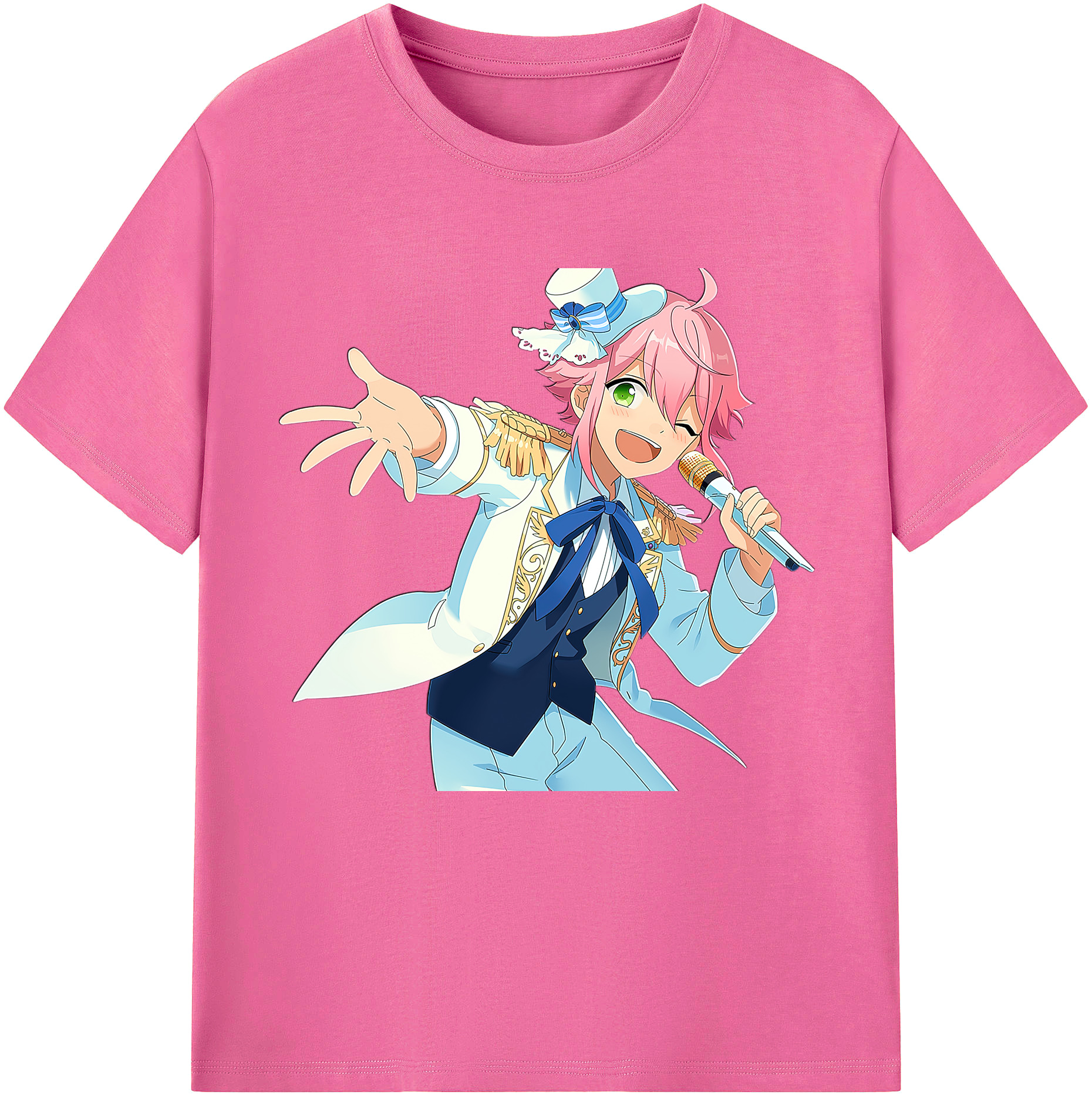 （画像用） あんさんぶるスターズ! Ensemble Stars レディースカジュアルプリントTシャツ（綿100％）